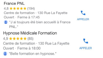 france-hypnose formation avis google